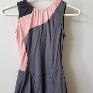 Grey Figure Skating Dress